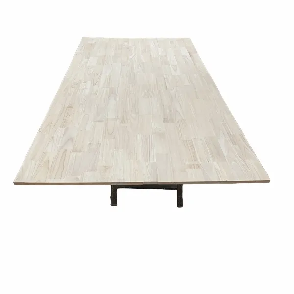 Ploča od gumenog drva u boji sirovog drva